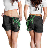 Hawaii Maile Lei Shorts for Women Aloha Black Color