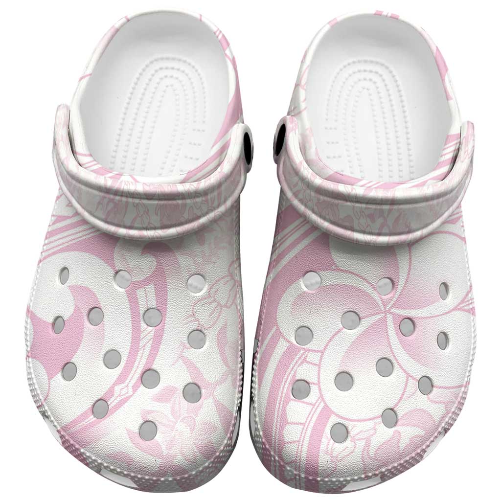 Hawaii Plumeria Lokelani Pikake Lei Clogs Shoes Poni Mama Polynesian Tattoo