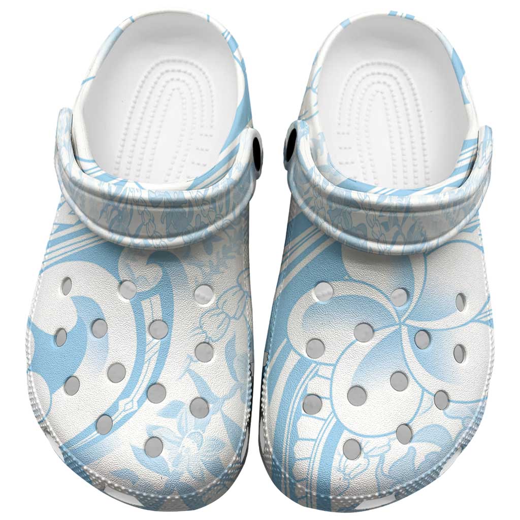 Hawaii Plumeria Lokelani Pikake Lei Clogs Shoes Uliuli Polynesian Tattoo
