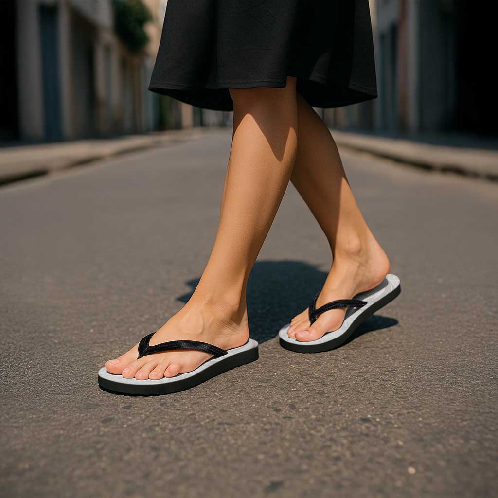 Hawaii Plumeria Lokelani Pikake Lei Flip Flops Sandy Beige Polynesian Tattoo