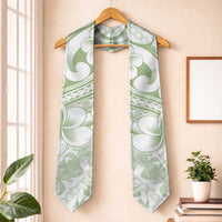 Hawaii Plumeria Lokelani Pikake Lei Graduation Stole Oma'oma'o Polynesian Tattoo