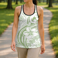 Hawaii Plumeria Lokelani Pikake Lei Hollow Tank Top Oma'oma'o Polynesian Tattoo