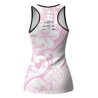 Hawaii Plumeria Lokelani Pikake Lei Hollow Tank Top Poni Mama Polynesian Tattoo