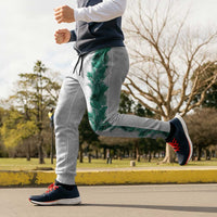 Hawaii Tropical Leaves Jogger Pants Polynesian Pattern