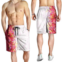 Hawaii Tropical Plant Akala Shorts for Men Vibrant Polynesian Pattern LT01 - Polynesian Pride