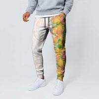 Hawaii Tropical Plant Lenalena Jogger Pants Vibrant Polynesian Pattern LT01 - Polynesian Pride