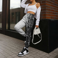 Hawaii Tropical Plant Monochrome Jogger Pants Vibrant Polynesian Pattern LT01 - Polynesian Pride