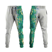 Hawaii Tropical Plant Omaomao Jogger Pants Vibrant Polynesian Pattern