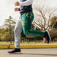 Hawaii Tropical Plant Omaomao Jogger Pants Vibrant Polynesian Pattern