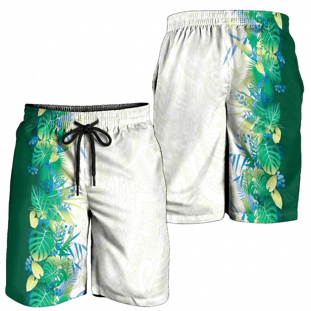 Hawaii Tropical Plant Omaomao Shorts for Men Vibrant Polynesian Pattern LT01 - Polynesian Pride