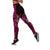 Hawaiian Abstract Sea Turtle Leggings Polynesian Tapa Art and Kakau Tattoo Pink WaterColor - Polynesian Pride