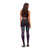Hawaiian Abstract Sea Turtle Leggings Polynesian Tapa Art and Kakau Tattoo Purple WaterColor - Polynesian Pride
