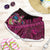 Hawaiian Abstract Sea Turtle Shorts for Women Polynesian Tapa Art and Kakau Tattoo Pink WaterColor - Polynesian Pride