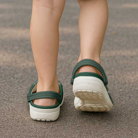 Hawaiian Art Flower Tribal with Lei Clogs Shoes Palaka Pattern Green Color - Polynesian Pride