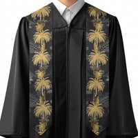 Hawaiian Honu And Surfboards Graduation Stole Gold Style LT05 - Polynesian Pride