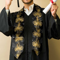 Hawaiian Honu And Surfboards Graduation Stole Gold Style LT05 - Polynesian Pride