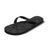 Hawaiian Kakau Art and Hisbiscus Tattoo Flip Flops Tribal Pattern-Black Gradient Style - Polynesian Pride
