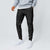 Hawaiian Kakau Art and Hisbiscus Tattoo Jogger Pants Tribal Pattern-Black Gradient Style - Polynesian Pride