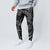 Hawaiian Kakau Art and Hisbiscus Tattoo Jogger Pants Tribal Pattern-Silver Style - Polynesian Pride