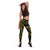 Hawaiian Kakau Art and Hisbiscus Tattoo Leggings Tribal Pattern-Reggae Style - Polynesian Pride