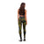 Hawaiian Kakau Art and Hisbiscus Tattoo Leggings Tribal Pattern-Reggae Style - Polynesian Pride