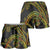Hawaiian Kakau Art and Hisbiscus Tattoo Shorts for Women Tribal Pattern-Reggae Style - Polynesian Pride