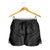 Hawaiian Kakau Art Tattoos Aquaman Style Shorts for Women Black Version - Polynesian Pride