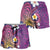 Hawaiian Octopus Tattoo and Frangipani Shorts for Women - Polynesian Pride