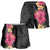 Hawaiian Plumeria and Hibiscus Shorts for Women Colorful Style - Polynesian Pride