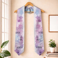 Hawaiian Quilt Graduation Stole Vintage Pattern Galaxy LT05 One Size Galaxy - Polynesian Pride