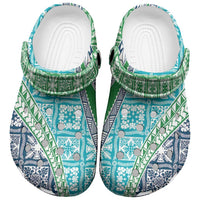 Hawaiian Quilt Pattern Clogs Shoes Fresh Color Mixed - Polynesian Pride