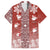 Hawaii Santa Claus Christmas Polynesia Hawaiian Shirt - Zu Style Red - Polynesian Pride