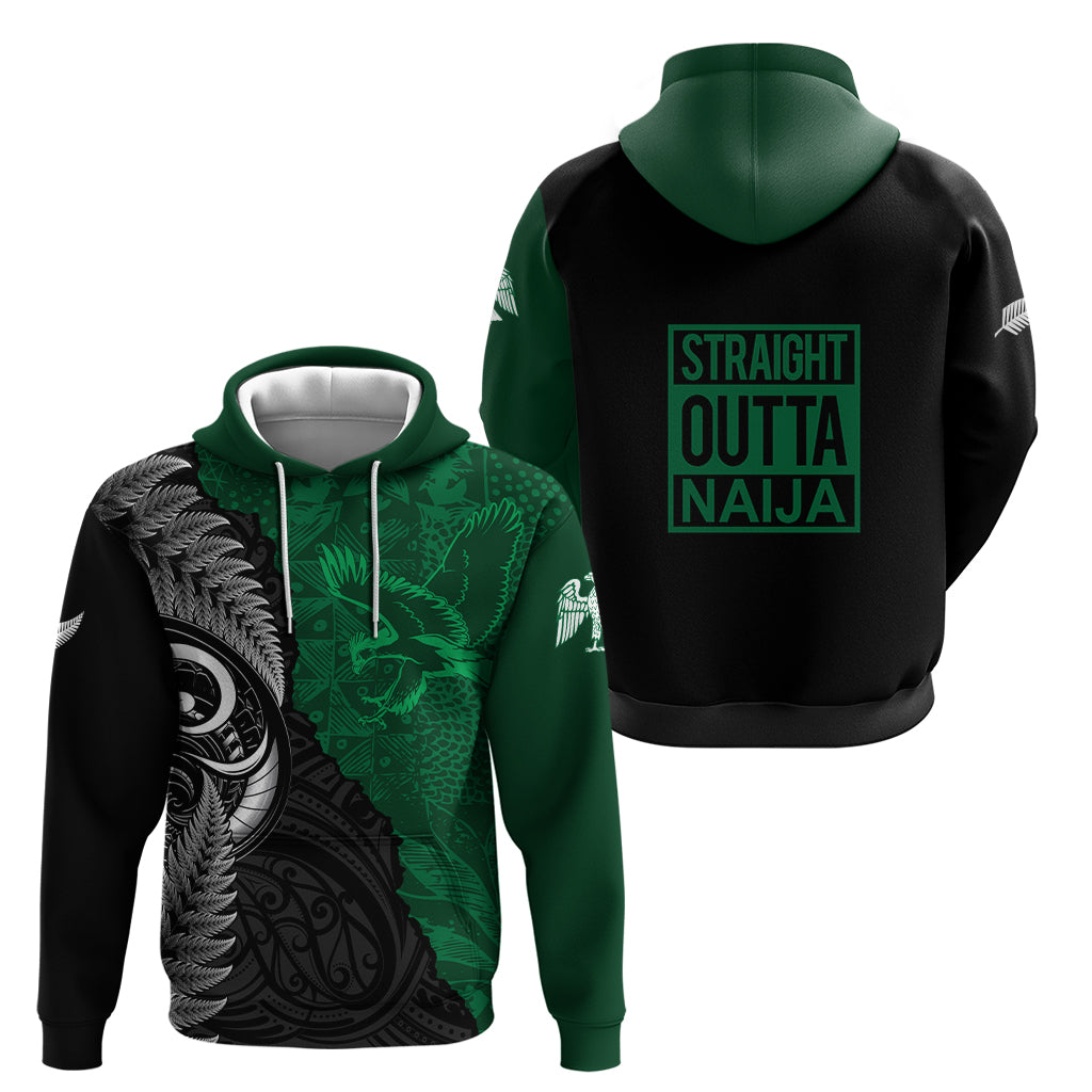 New Zealand - Nigeria Hoodie Straight Outta Naija LT7