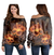 Polynesian Tribal Tattoo Off Shoulder Sweater LT9