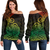 Polynesian Tribal Tattoo Off Shoulder Sweater LT9