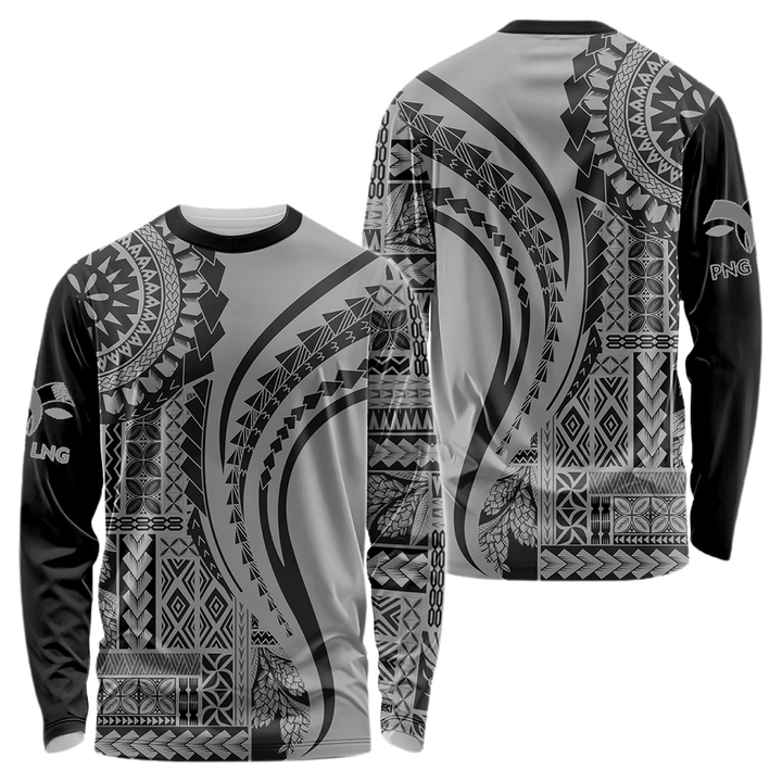 Custom request - geua-gau - 18/07/24 - Long Sleeve Shirt - LT9 - Polynesian Pride