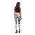 Japanese Irezumi and Hawaiian Polynesian Art Tattoo Leggings White Color - Polynesian Pride