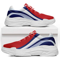 Kiribati Chunky Sneakers Flag-Inspired Curve Style