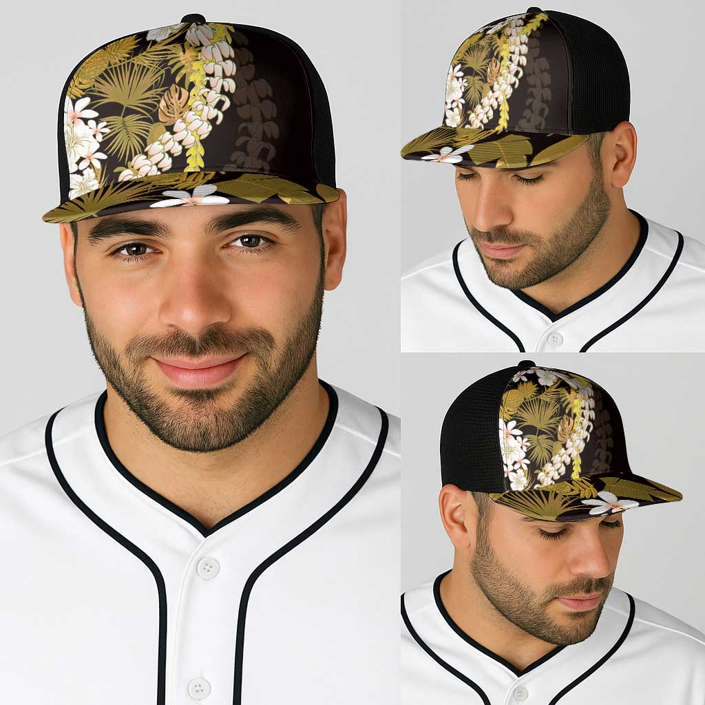Kula Aloha Hawaii Lei Baseball Net Cap Tropical Flowers Elegant Vibe - Polynesian Pride
