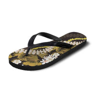 Kula Aloha Hawaii Lei Flip Flops Tropical Flowers Elegant Vibe - Polynesian Pride