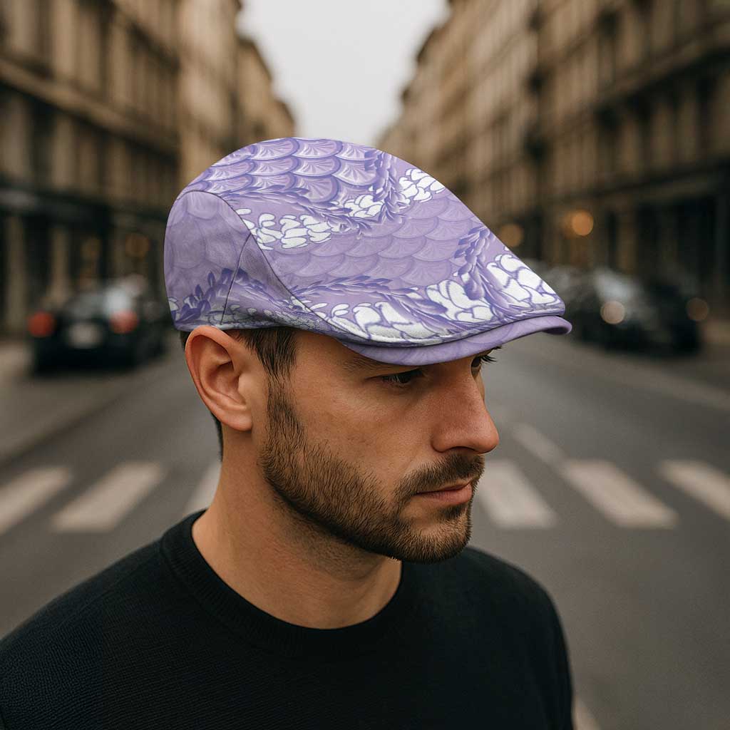 Lilac Mermaid Puakenikeni Maile Lei Jeff Hat