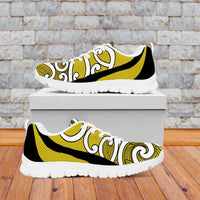 Lime Green Maori Koru New Zealand Sneakers LT14 Lime Green - Polynesian Pride