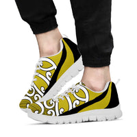 Lime Green Maori Koru New Zealand Sneakers LT14 - Polynesian Pride