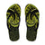 Lime Green New Zealand Mangopare Flip Flops Aotearoa Maori Koru Style - Polynesian Pride