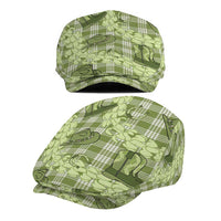 Lime Palaka Hawaii Cowboy Jeff Hat Puakenikeni Lei Paniolo Papale Seamless Vibes - Polynesian Pride