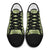 Lime Palaka Hawaii Cowboy Low Top Shoes Puakenikeni Lei Paniolo Papale Seamless Vibes - Polynesian Pride
