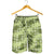 Lime Palaka Hawaii Cowboy Shorts for Men Puakenikeni Lei Paniolo Papale Seamless Vibes - Polynesian Pride
