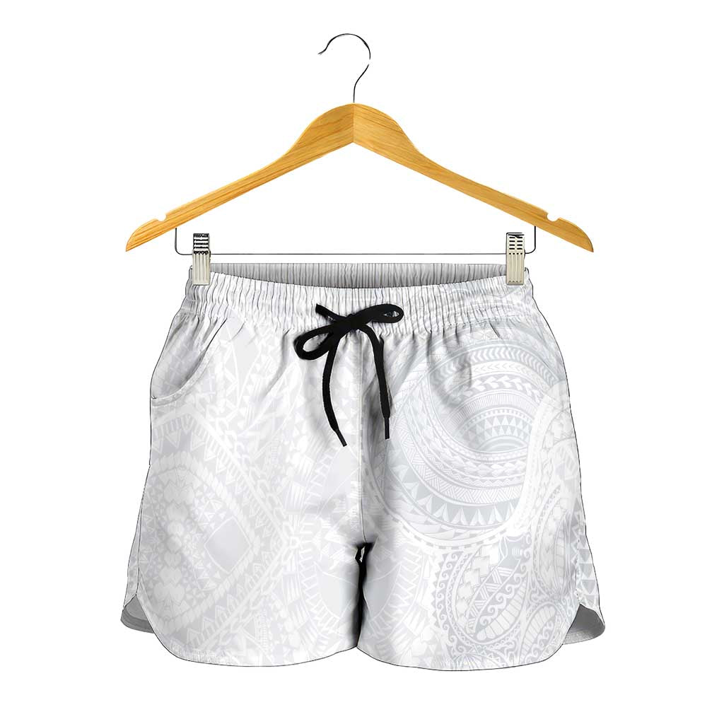 Lotu Tamaiti Shorts for Women Traditional Samoan Art Tattoos - Polynesian Pride