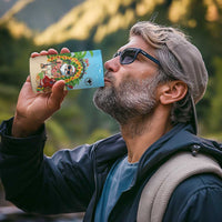 Personalized Hawaii Golf Christmas 4 in 1 Can Cooler Tumbler Mele Kalikimaka Funny Golfer Santa - Polynesian Pride