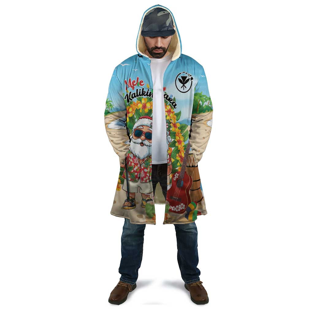 Personalized Hawaii Golf Christmas Cloak Mele Kalikimaka Funny Golfer Santa - Polynesian Pride